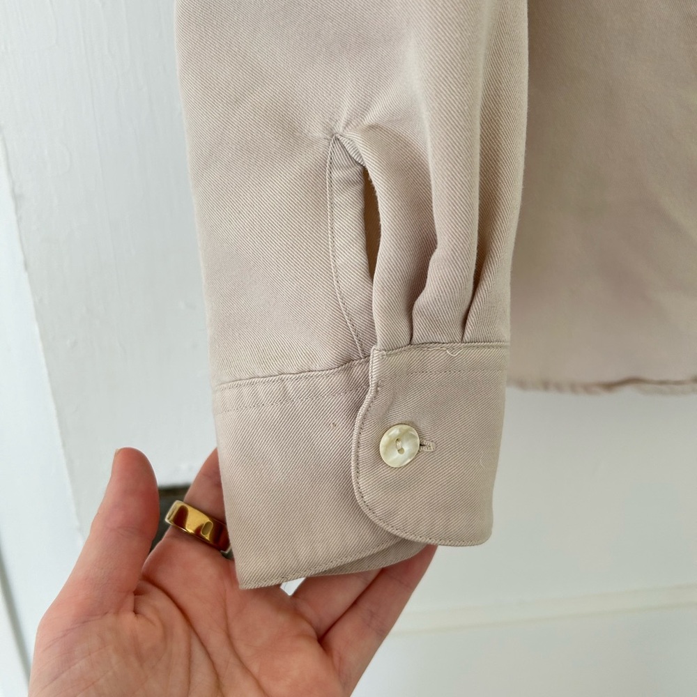 Tan Button Down - image 3